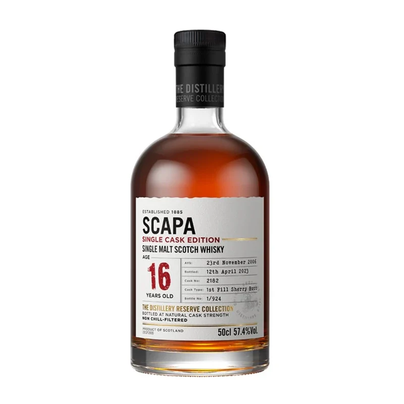 Scapa 2006 16 Year Old Whisky Single Cask #2182 Sherry Butt 57.4%
