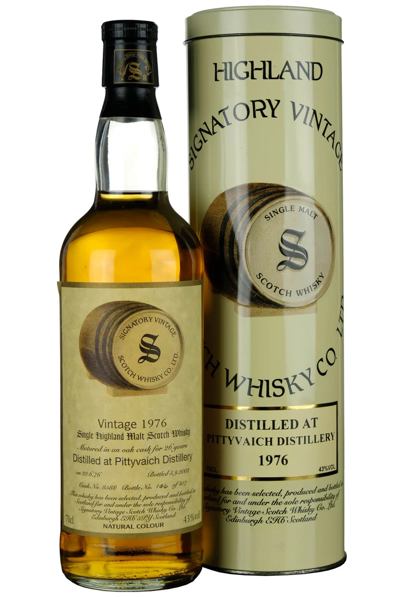 Pittyvaich 1976-2002 | 26 Year Old Signatory Vintage Single Cask 8588