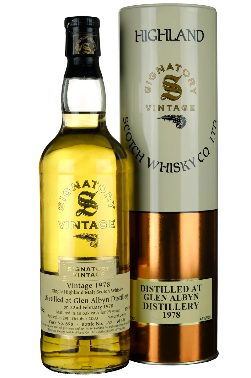 Glen Albyn 1978-2003 | 25 Year Old Signatory Vintage Single Cask 698