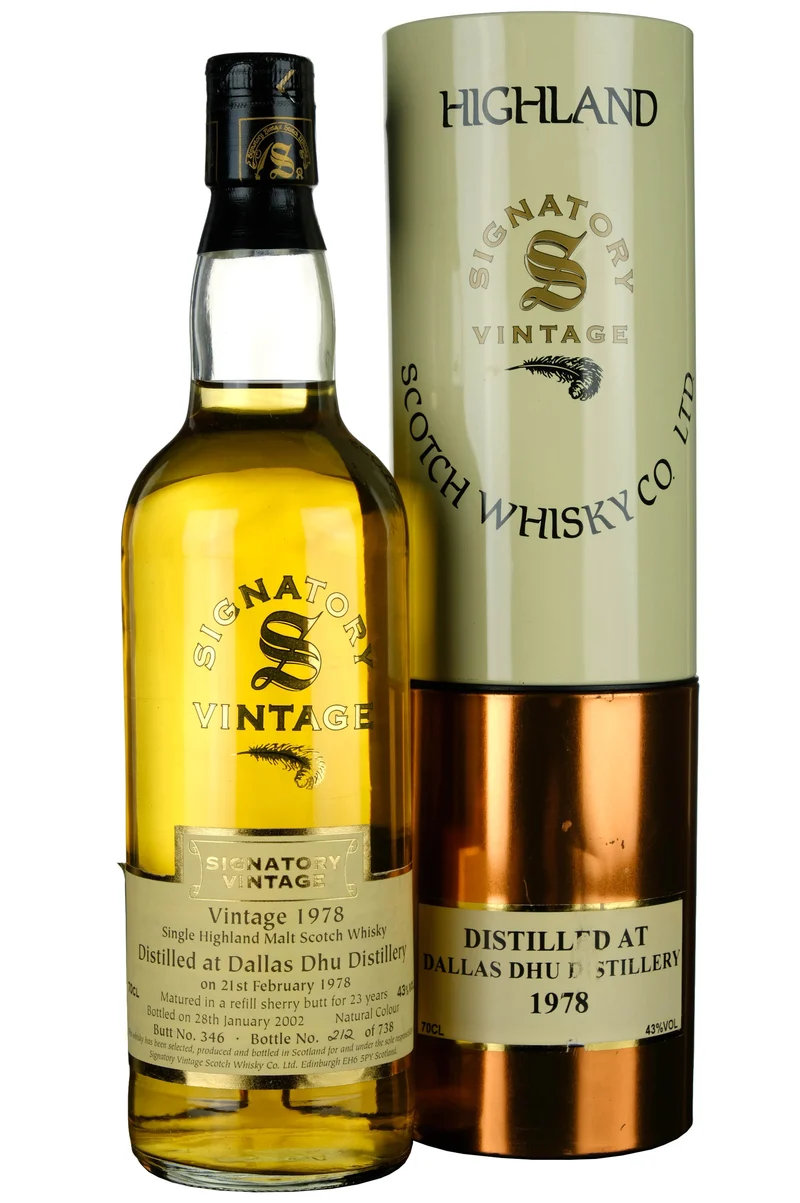 Dallas Dhu 1978-2002 | 23 Year Old Signatory Vintage Single Cask 346