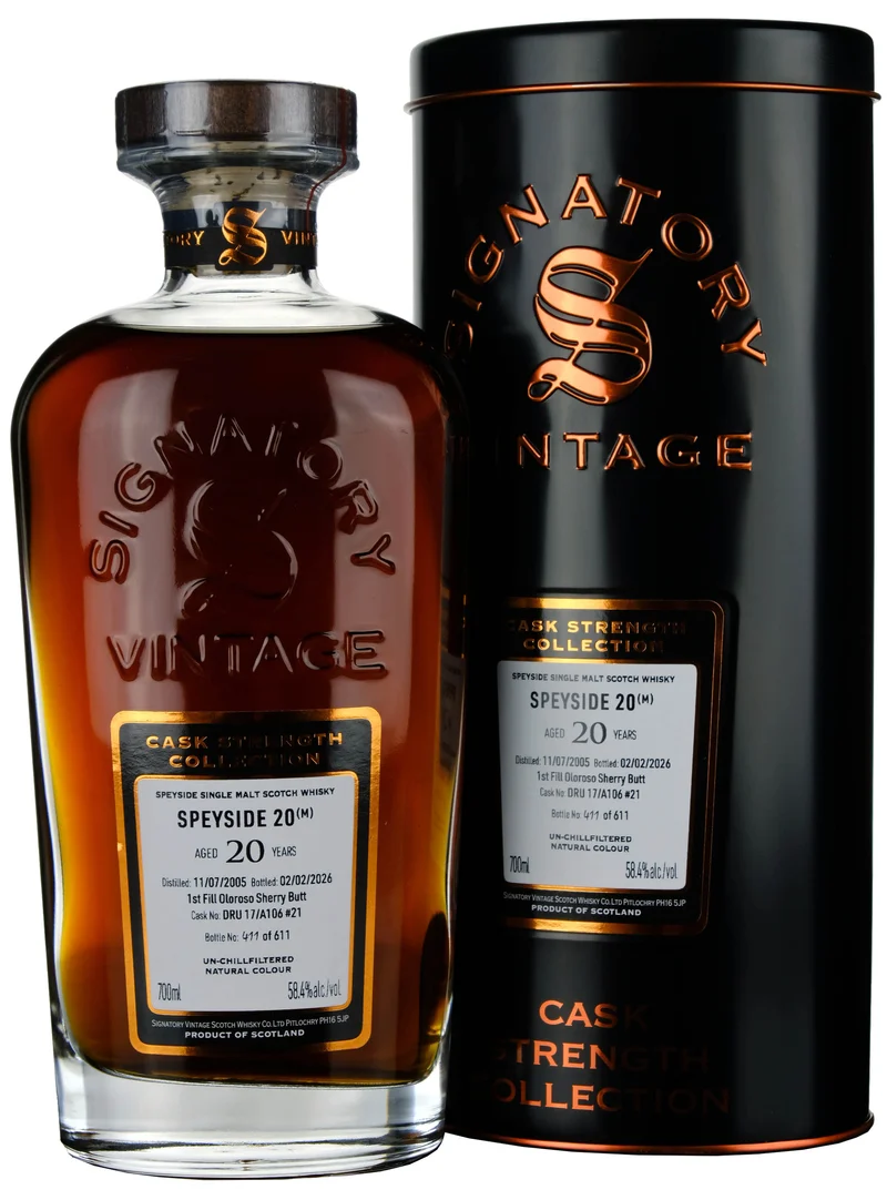Speyside (M) 2005-2026 | 20 Year Old Signatory Vintage Cask Strength Collection Single Cask 21