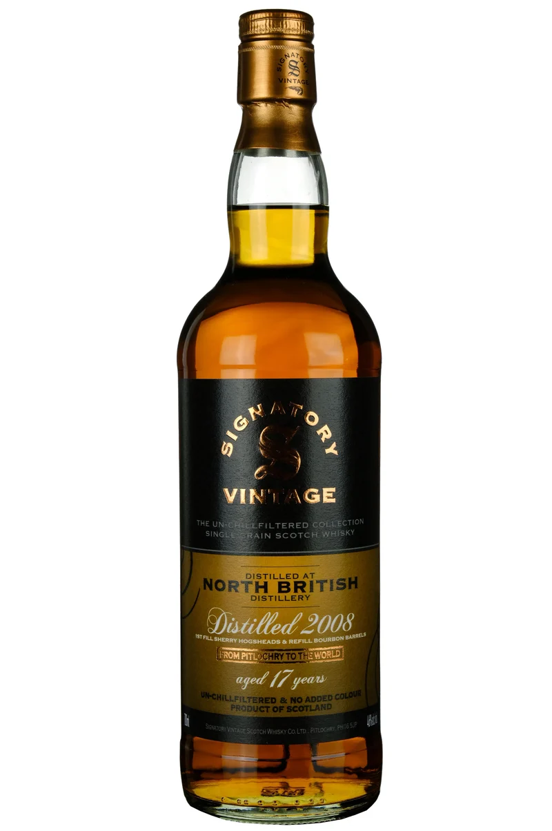 North British 2008-2026 | 17 Year Old Signatory Vintage Un-Chilfiltered Collection
