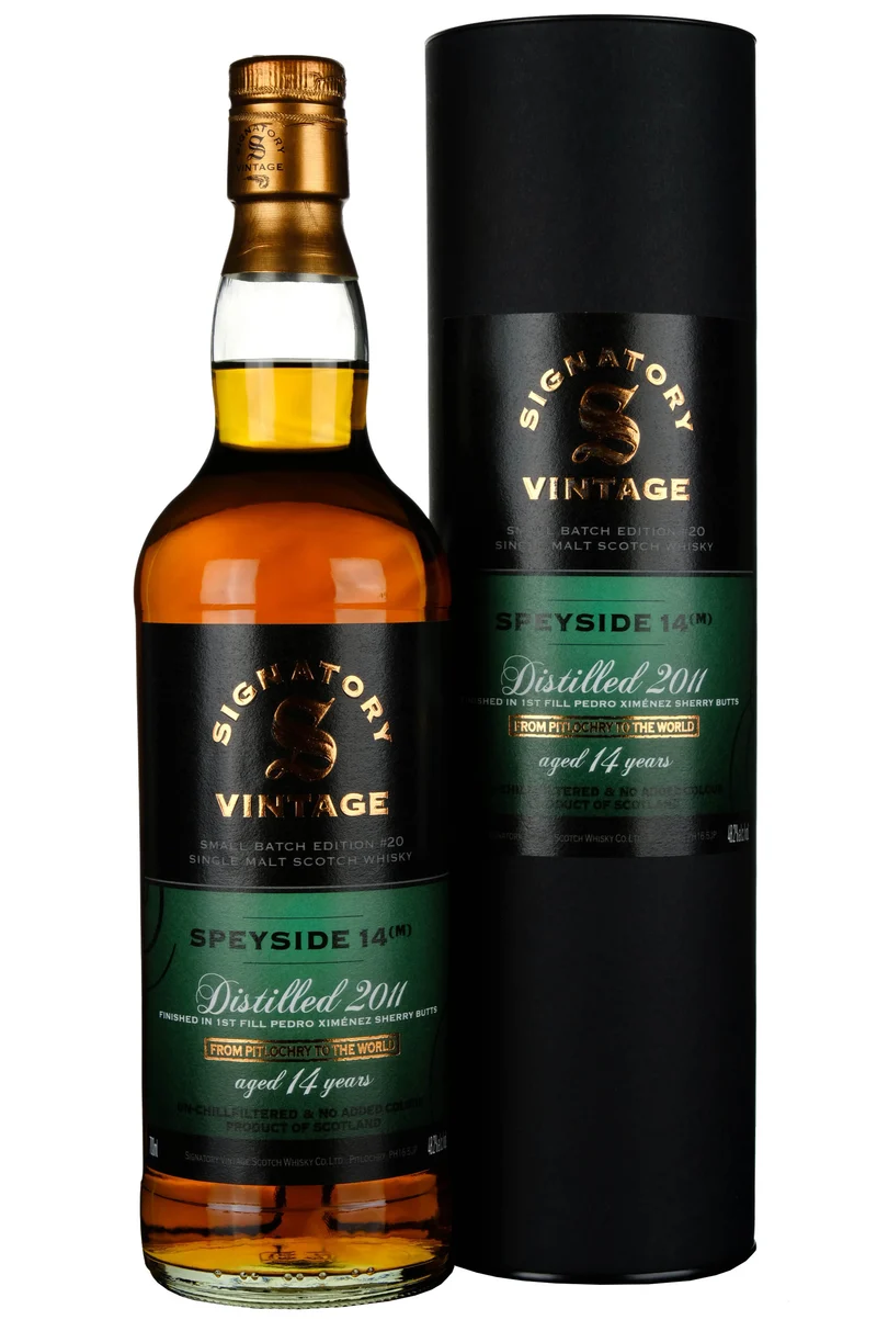 Speyside (M) 2011-2026 | 14 Year Old Signatory Vintage Small Batch Edition 20