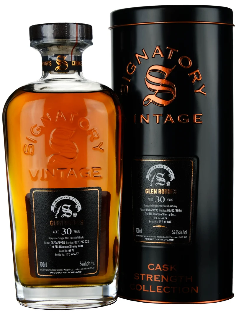 Glenrothes 1995-2026 | 30 Year Old Signatory Vintage Symington's Choice Single Cask 6979