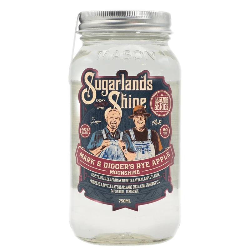 Sugarlands Shine Mark & Digger’s Rye Apple Moonshine