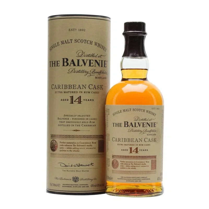 Balvenie Caribbean Cask 14 Year Old Whisky 43%