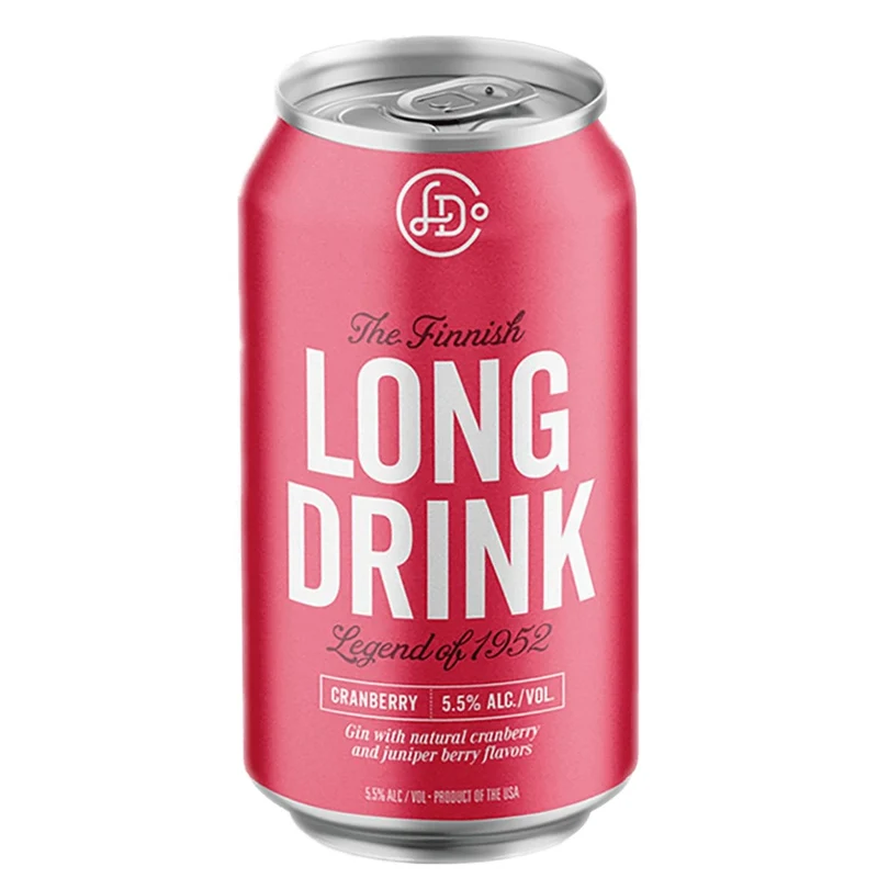 The Long Drink Company Cranberry Cocktail 6 Pk