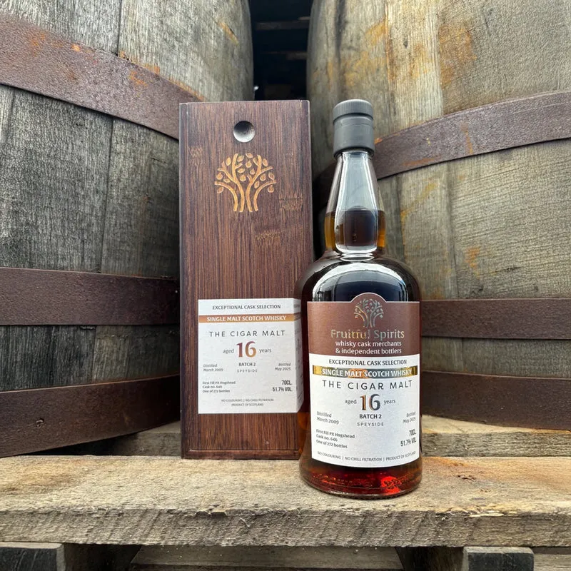 The Cigar Malt 16 Year Old Whisky PX Finish Batch 2 Fruitful Spirits 51.7%
