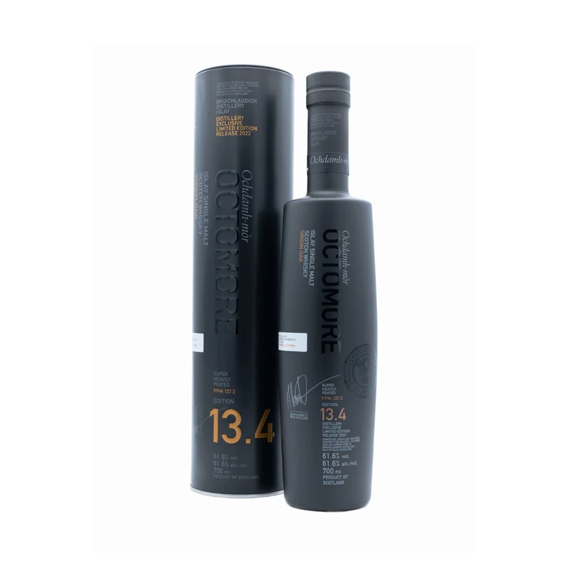 Bruichladdich Octomore 13.4 5 Year Old Whisky With Tube 61.6%