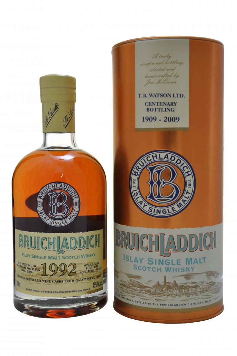 Bruichladdich 1992 | T.B Watson Centenary Bottling 1909-2009