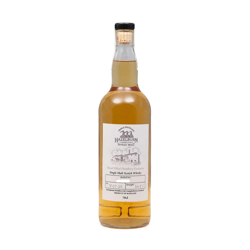 Hazelburn 2025 Hand Filled Distillery Release Single Malt Whisky 54.8%