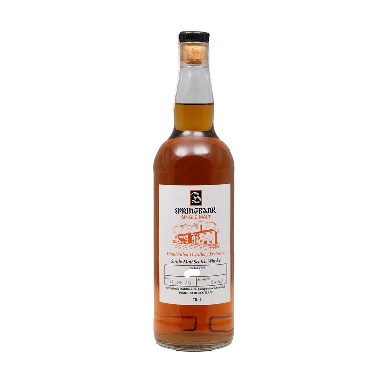 Springbank Whisky Hand Filled 2025 Release 54.4%