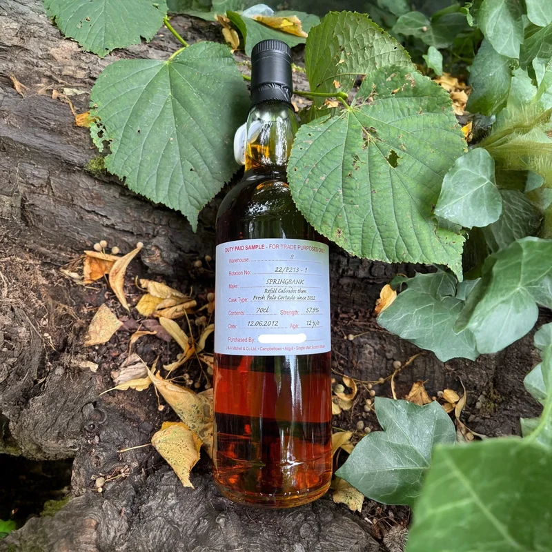 Springbank 12 Year Old Duty Paid Sample 22/p213-1 57.9%
