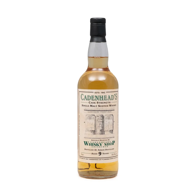 Arran 9 Year Old Single Malt Whisky Cadenhead Edinburgh Release 55.8%