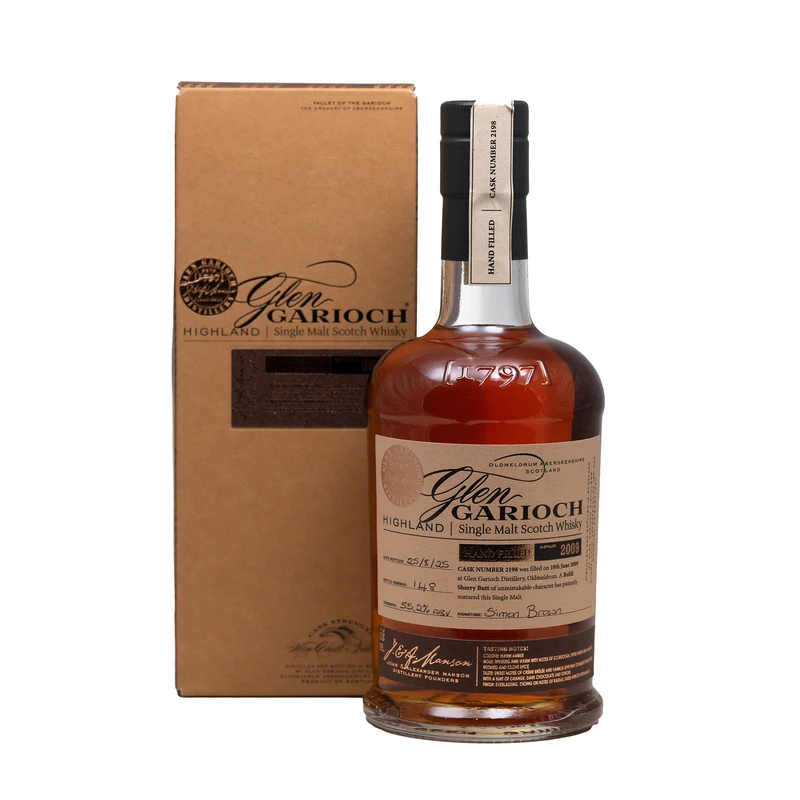Glen Garioch 2009 15 Year Old Refill Shery Butt Cask #2198 55.2%