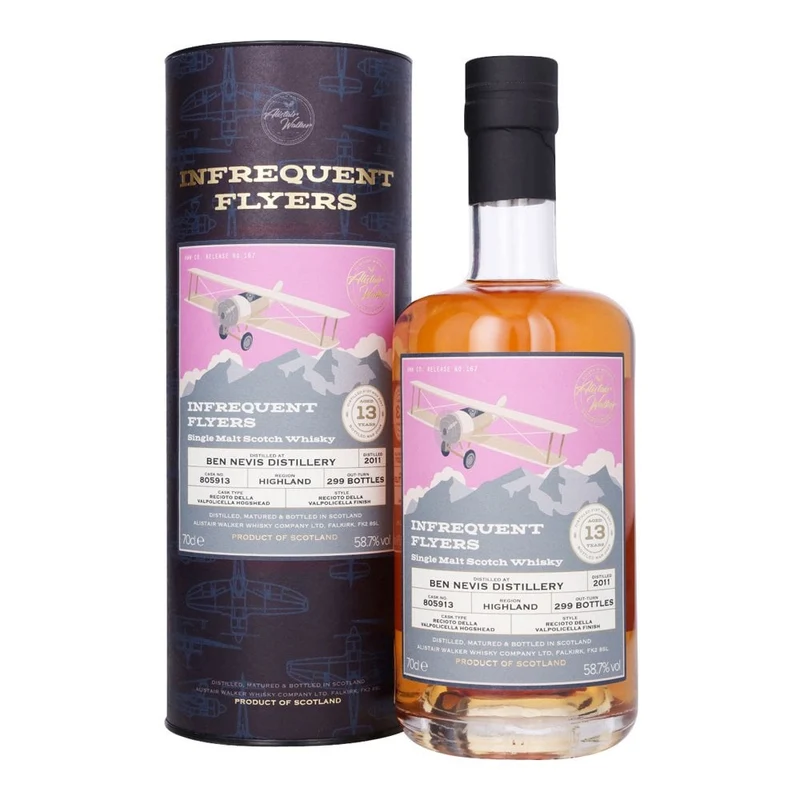 Ben Nevis 13 Year Old Whisky Single Cask #805913 Infrequent Flyers 58.7%