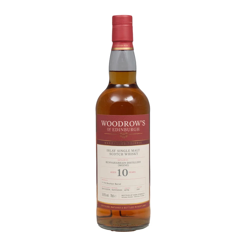 Bunnahabhain 10 Year Old Single Cask #8776 Woodrow's Of Edinburgh 58%