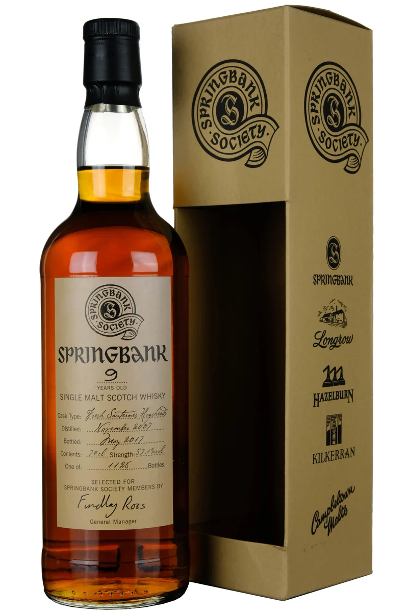 Springbank 2007-2017 | 9 Year Old Society Release