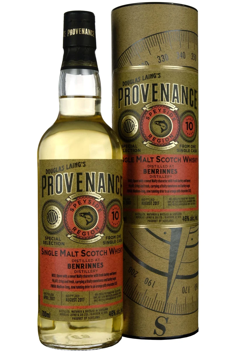 Benrinnes 2007-2017 | 10 Year Old Douglas Laing Provenance Single Cask DL12020