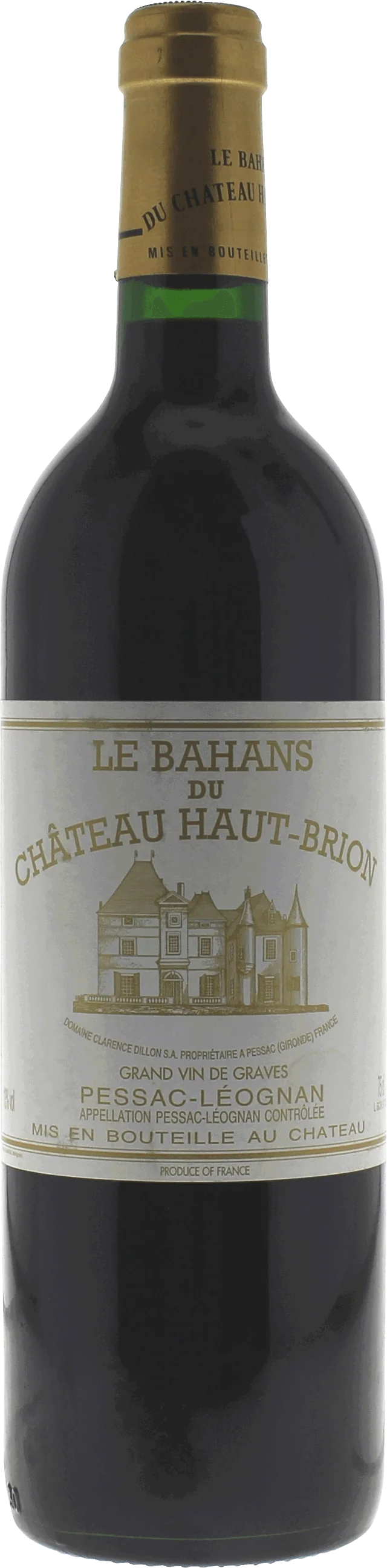 Bahans Haut Brion 2nd Vin Château Haut Brion Pessac-Léognan, 1989