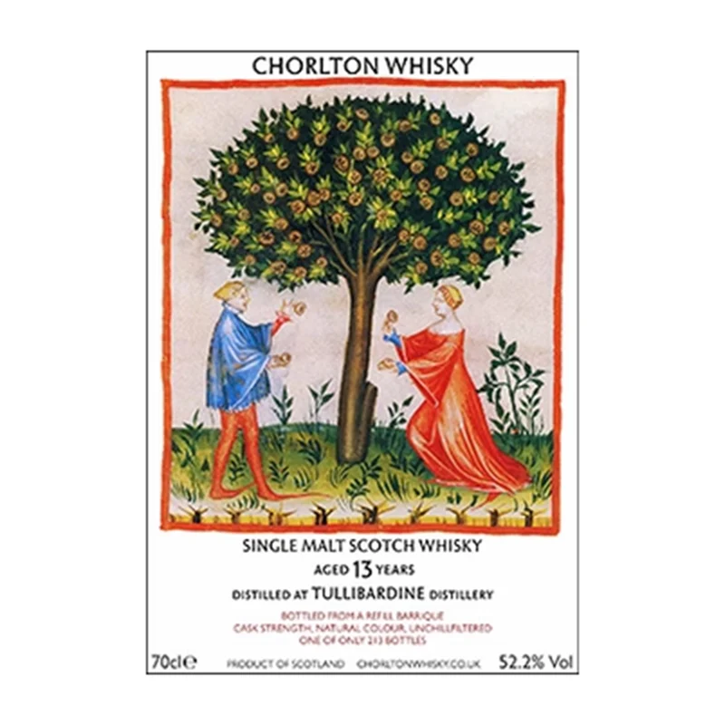 Tullibardine 13 Year Old Chorlton Whisky 52.2%