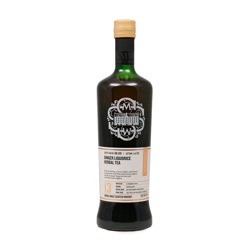 Blair Athol 13 Year Old SMWS Ginger Liquorice Herbal Tea 68.130 58.4%