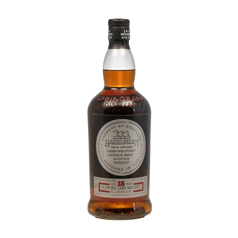 Hazelburn 15 Year Old Single Malt Whisky Oloroso Cask Matured 2022 Release 54.2%