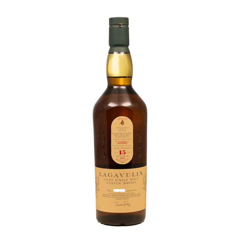 Lagavulin 15 Year Old Whisky Moscatel de Málaga Finish Feis Ile 2025 55.7%