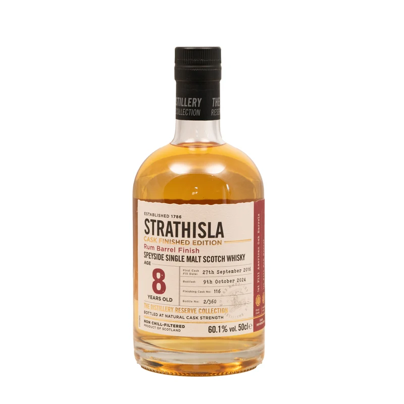 Strathisla 8 Year Old Whisky Rum Barrel Finish #116 60.1%