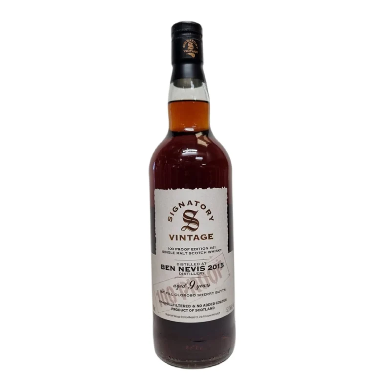 Ben Nevis 2015 9 Year Old 100 Proof Batch #41 57.1%