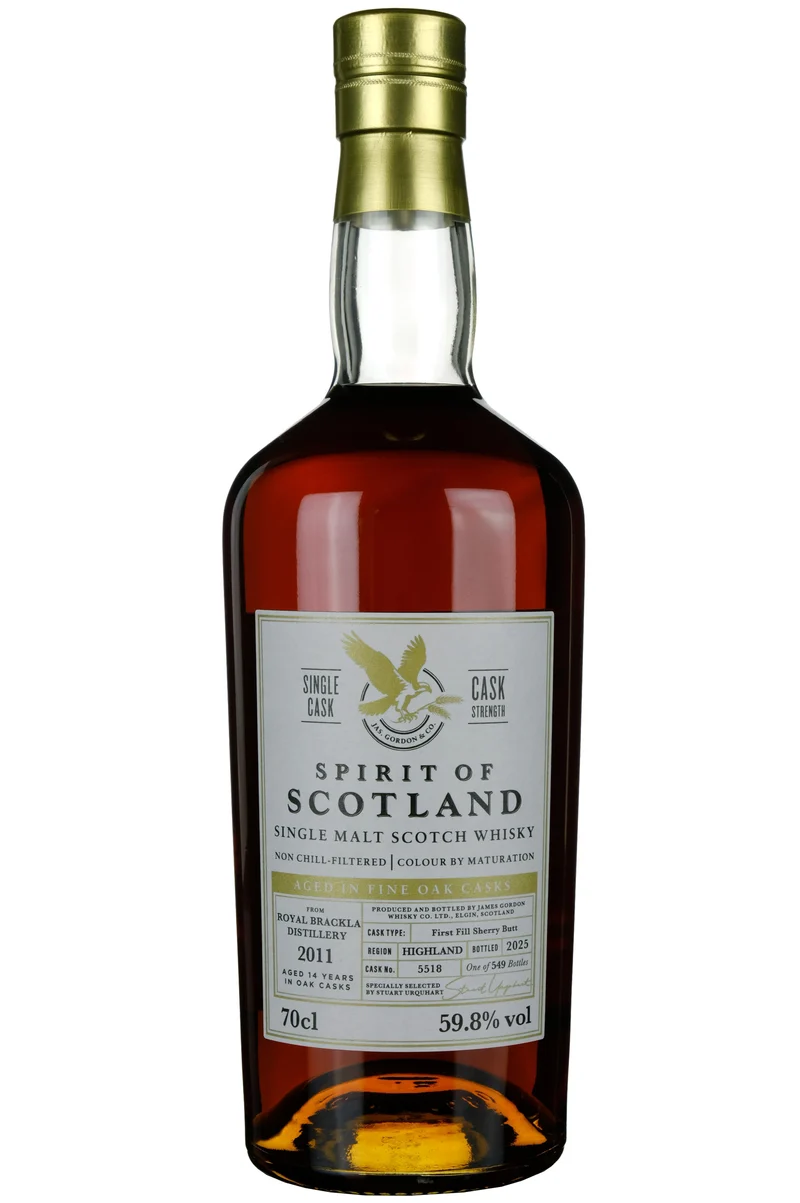 Royal Brackla 2011-2025 | 14 Year Old Spirit Of Scotland Single Cask 5518