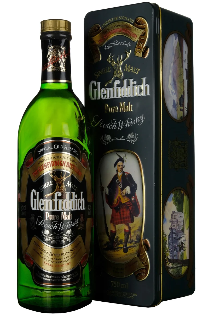Glenfiddich Special Old Reserve 1980s Clans Of The Highlands Of Scotland Cameron