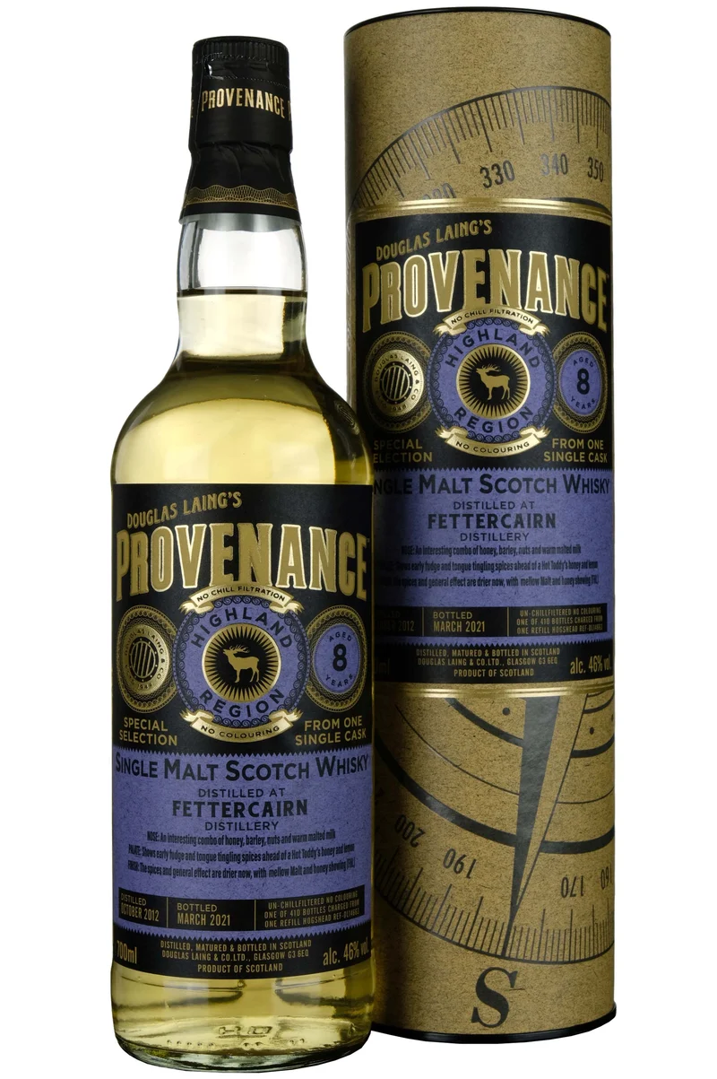 Fettercairn 2012-2021 | 8 Year Old Douglas Laing Provenance Single Cask DL14663