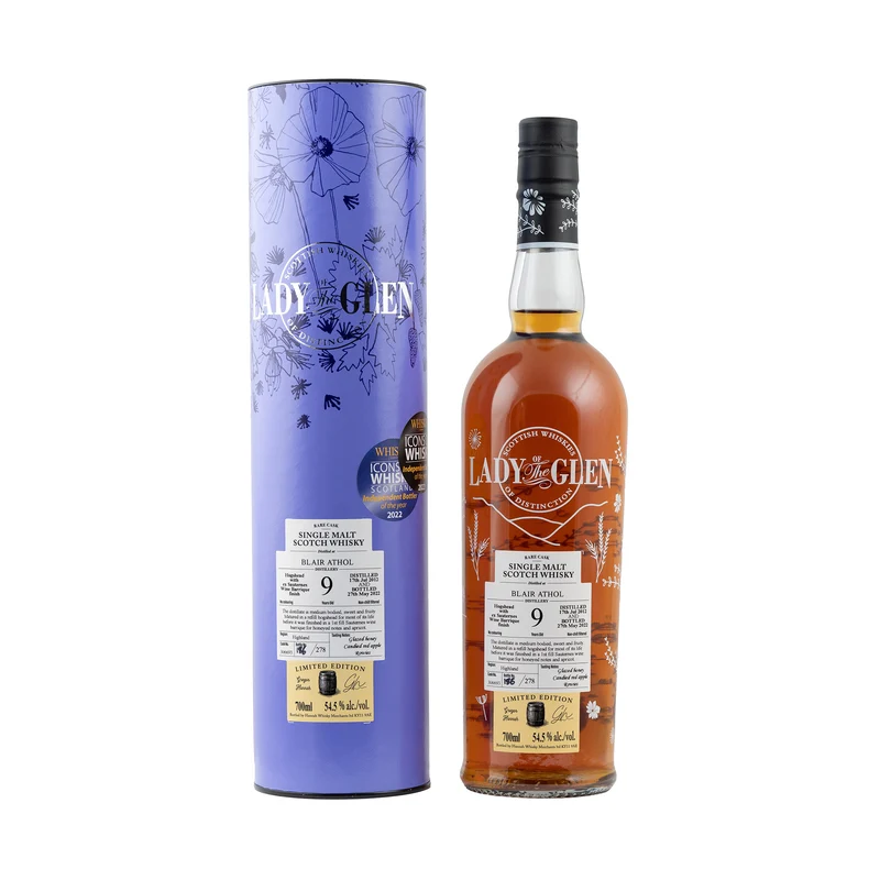 Blair Athol 9 Year Old 2012 Refill Barrique Lady Of The Glen 54.5%