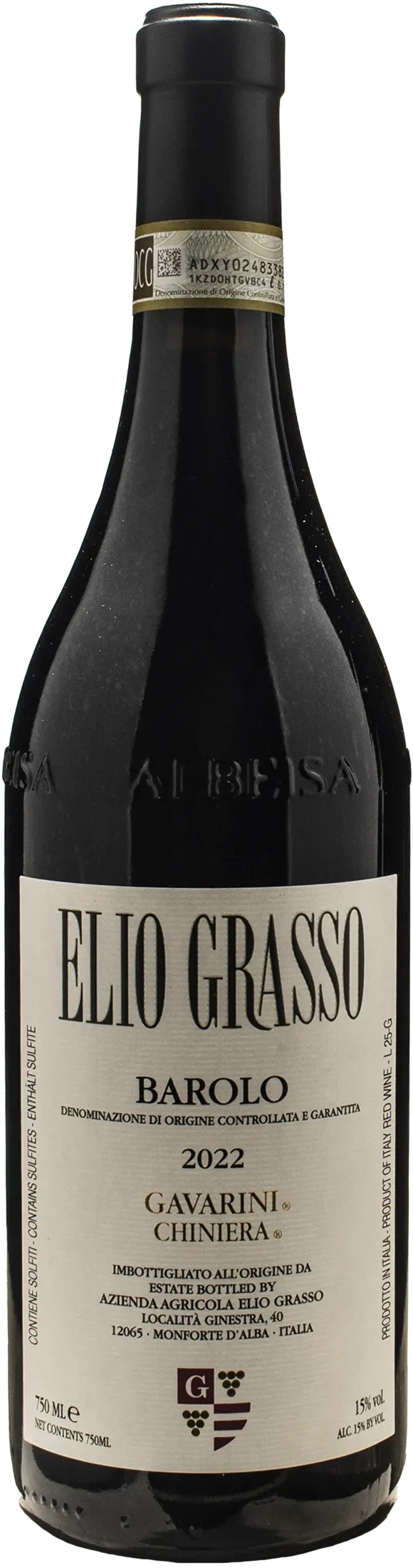 Elio Grasso Barolo Gavarini Chiniera 2022