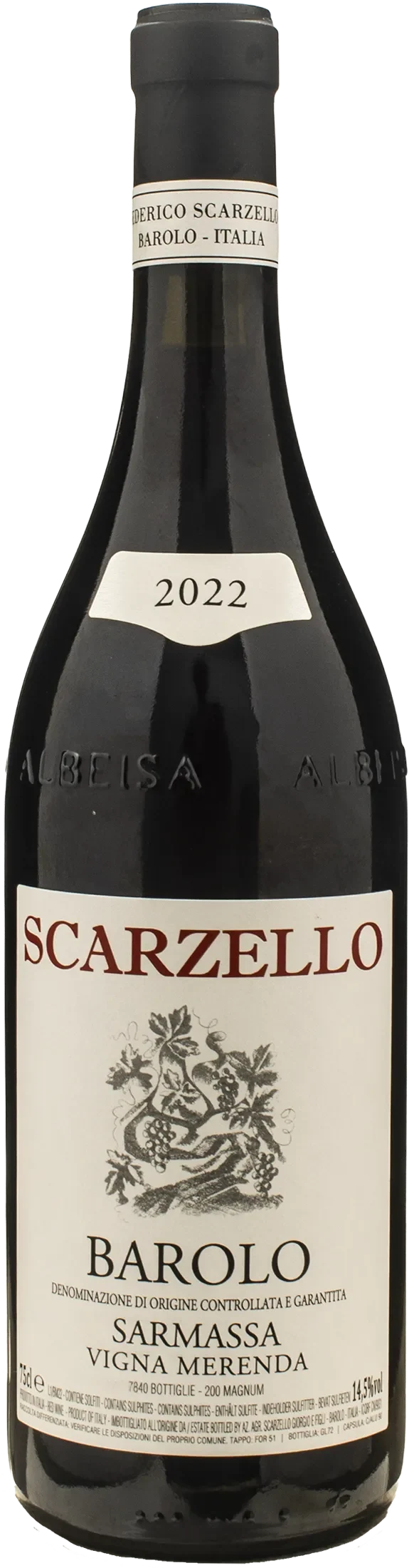 Scarzello Barolo Sarmassa Vigna Merenda 2022
