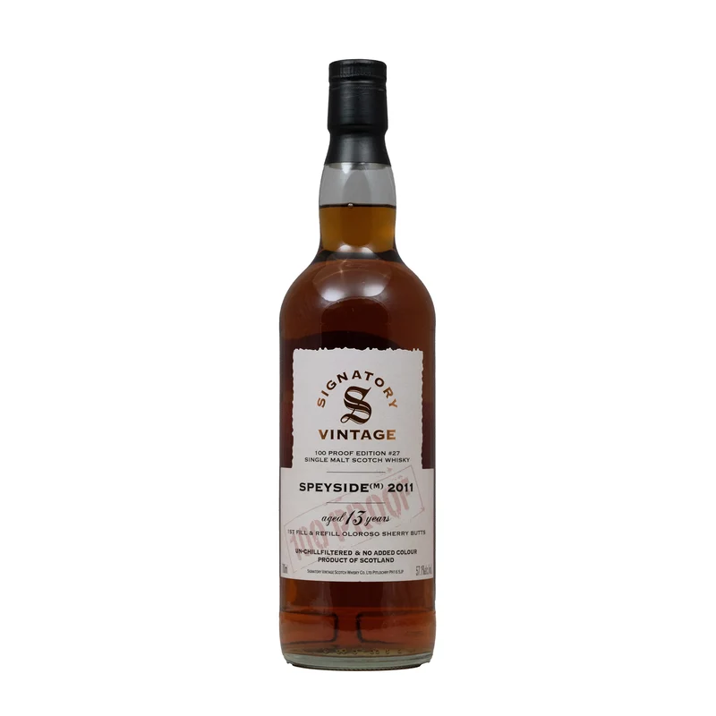 Macallan 2011 13 Year Old Signatory Vintage 100 Proof Edition #29 57.1%