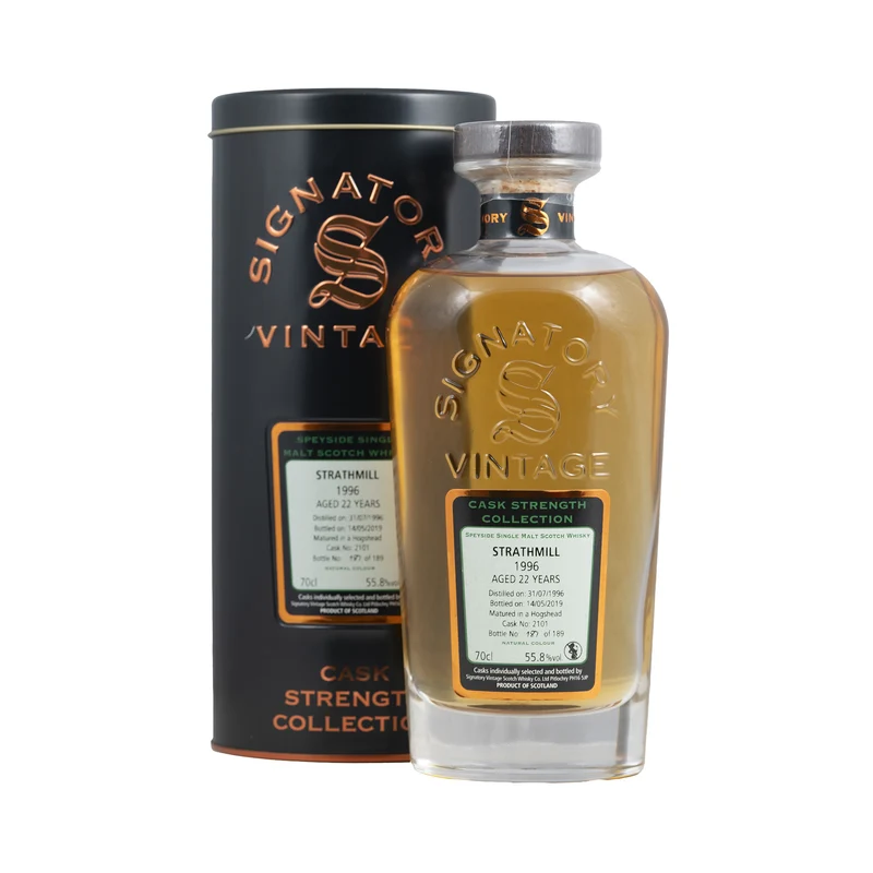 Strathmill 1996 22 Year Old Whisky Signatory 55.8%