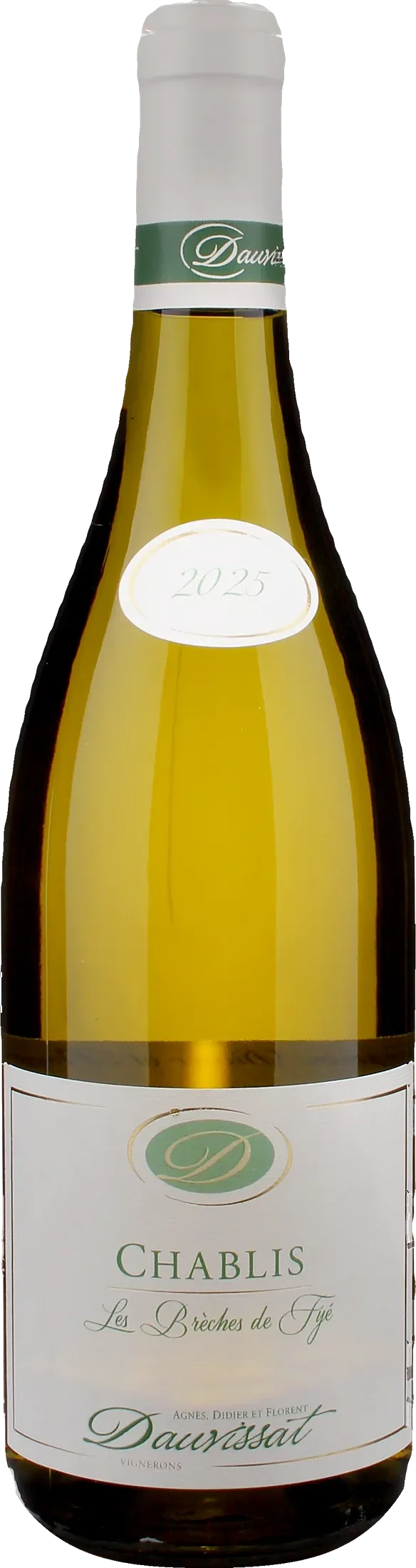 Agnes et Didier Dauvissat Chablis Les Breches de Fye 2025