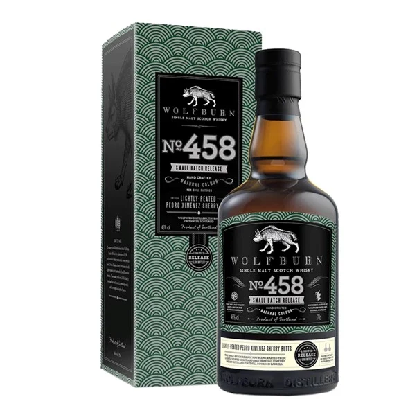 Wolfburn Small Batch Whisky No. 458 46%