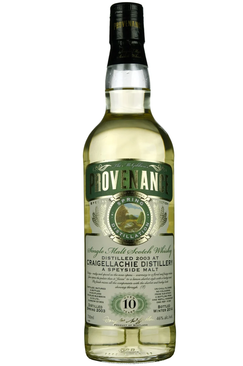 Craigellachie 2003-2014 | 10 Year Old Douglas Laing Provenance Single Cask 10180