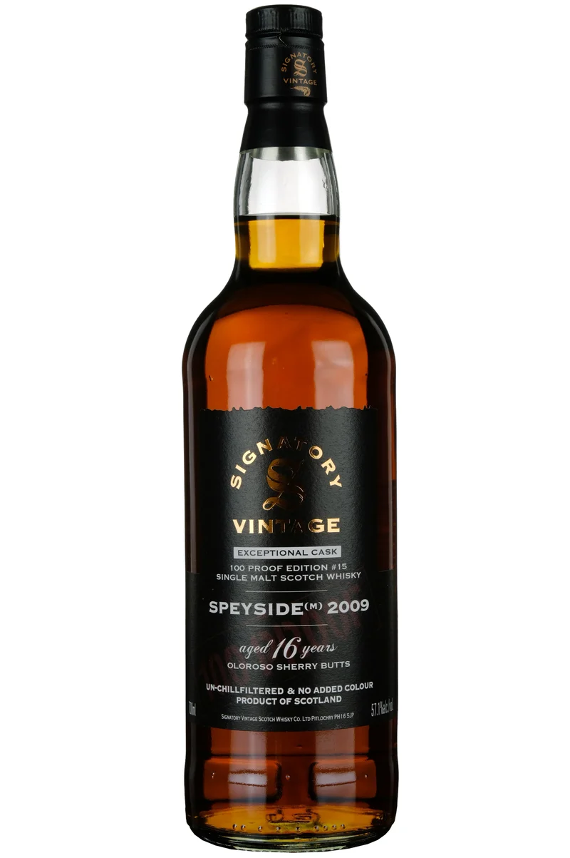 Speyside (M) 2009-2025 | 16 Year Old Signatory Vintage Exceptional Cask 100 Proof Edition 15