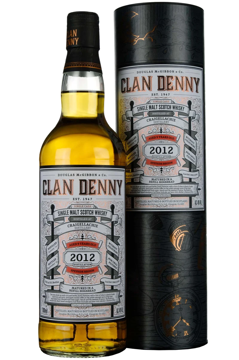 Craigellachie 2012-2021 | 9 Year Old Douglas Laing Clan Denny Single Cask DMG15281