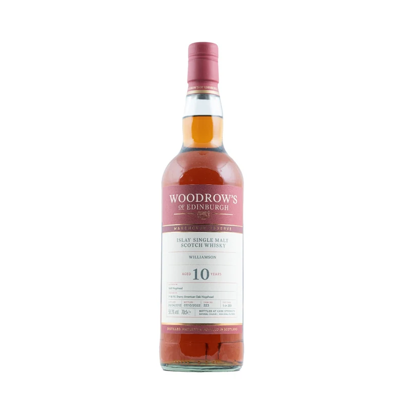 Williamson 10 Year Old Finished in 1st Fill PX Woodrow's 58.3%