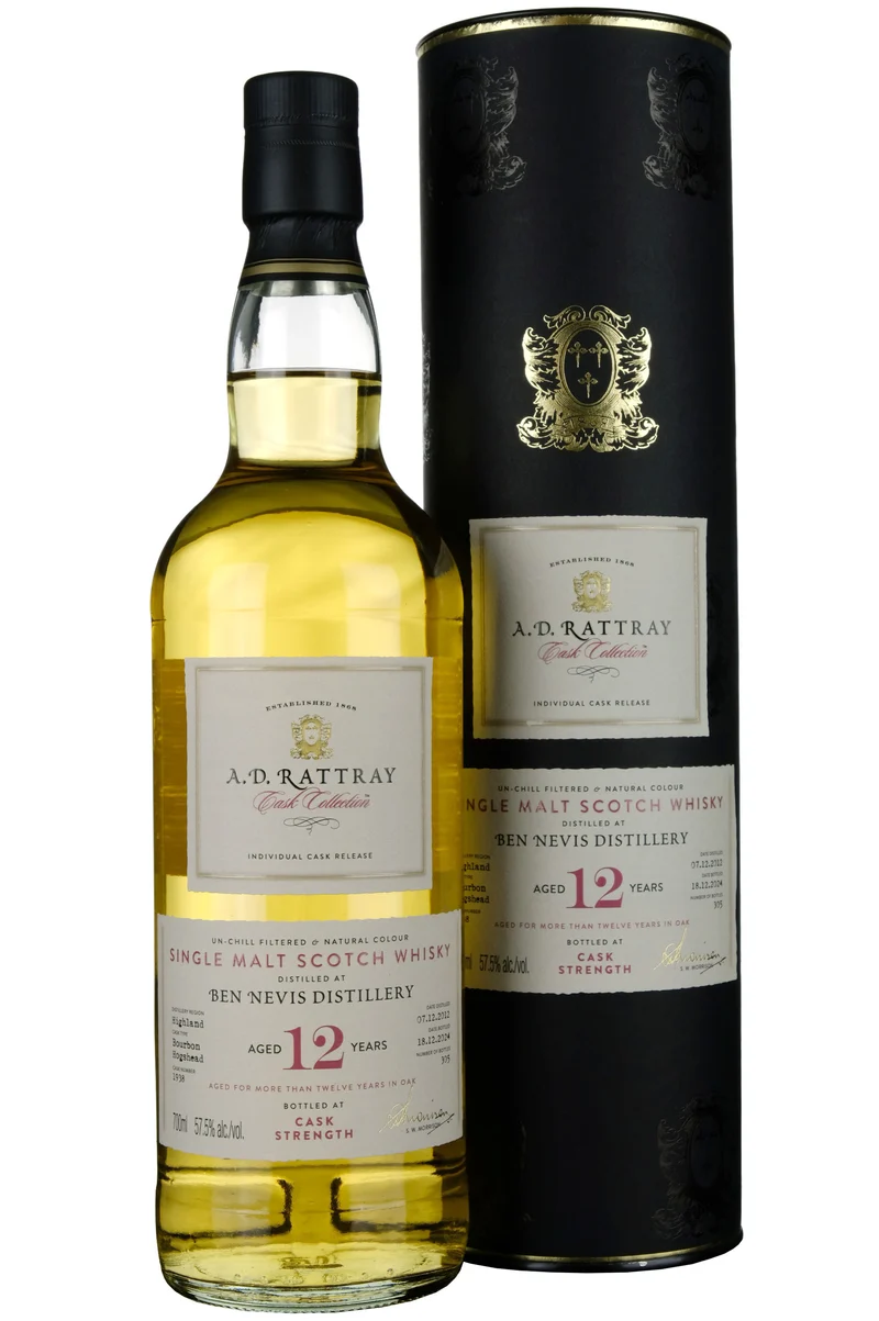 Ben Nevis 2012-2024 | 12 Year Old A. D. Rattray Cask Collection Single Cask 1938