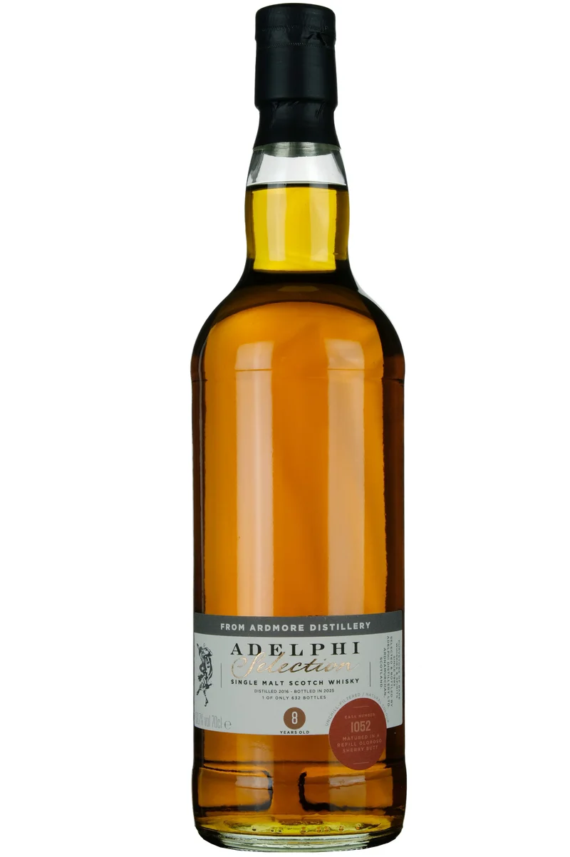Ardmore 2016-2025 | 8 Year Old Adelphi Selection Single Cask 1052