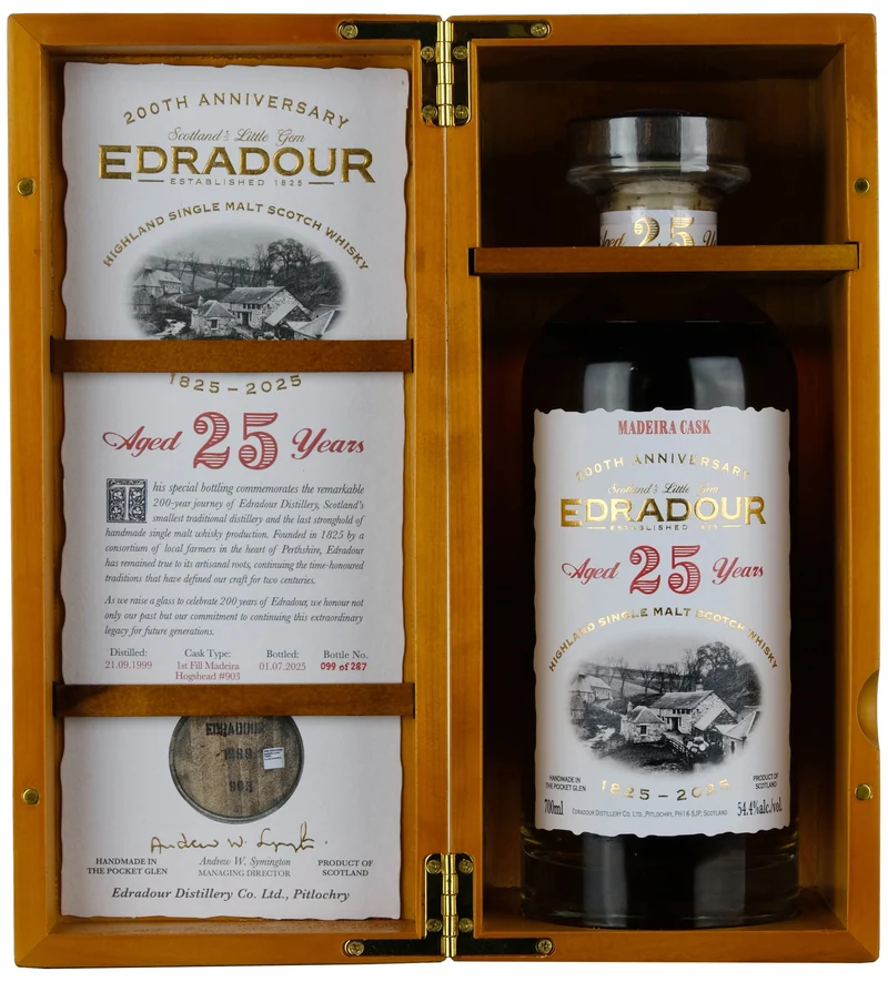 Edradour 1999 | 25 Year Old 200th Anniversary 1825-2025 Single Cask 903