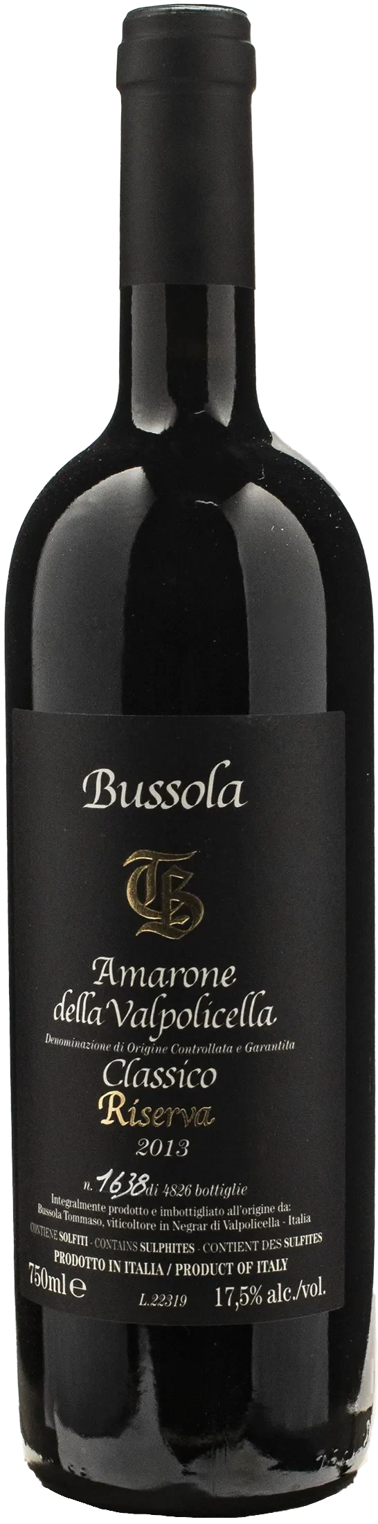 Tommaso Bussola Amarone della Valpolicella Classico TB Riserva 2013