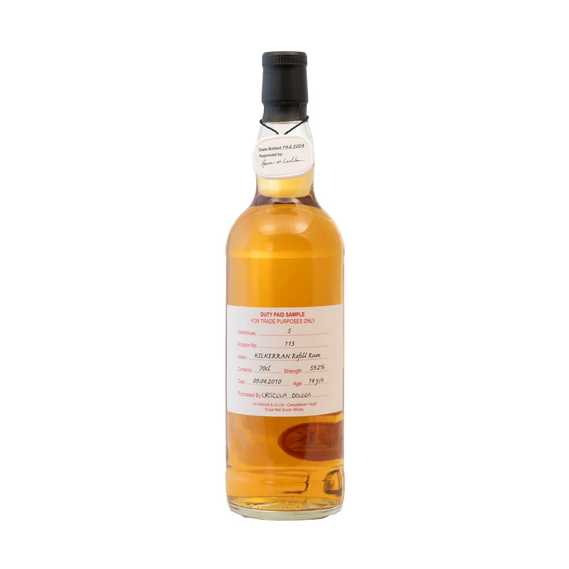 Kilkerran 2010 14 Year Old Refilled Rum Cask 59.2%