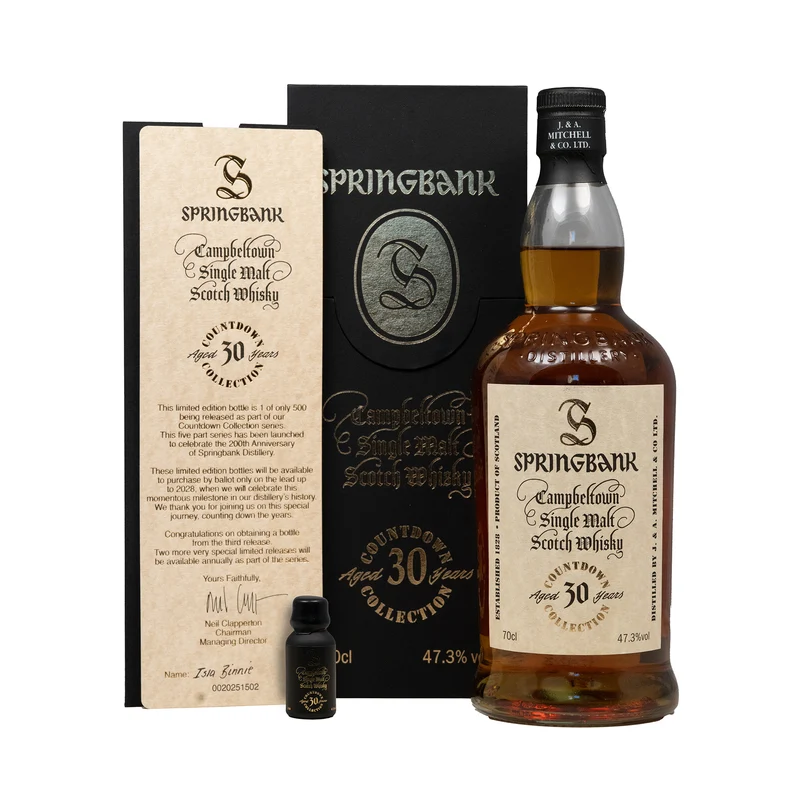 Springbank 30 Year Old Single Malt Whisky Countdown Collection 2025 47.3%